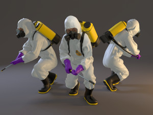 biohazard suit female acc 2130 006 3D Model