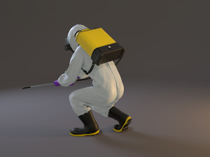 biohazard suit female acc 2130 006 Model 3D