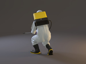 biohazard suit female acc 2130 006 Model 3D