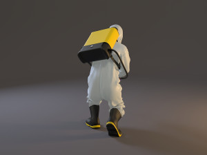 biohazard suit female acc 2130 006 Model 3D