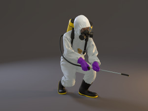 biohazard suit female acc 2130 006 Model 3D