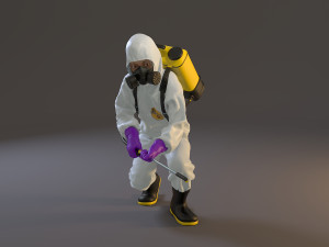 biohazard suit female acc 2130 006 Model 3D