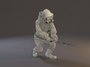biohazard suit female acc 2130 006 Model 3D