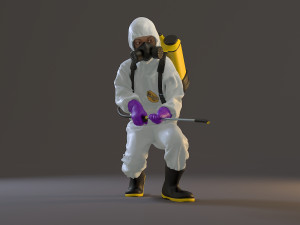 biohazard suit female acc 2130 006 Model 3D