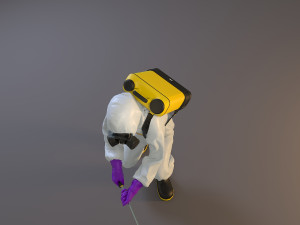 biohazard suit female acc 2130 006 Model 3D