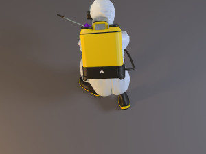 biohazard suit female acc 2130 006 Model 3D