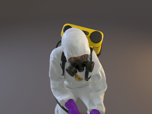 biohazard suit female acc 2130 006 Model 3D