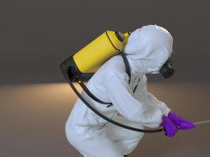 biohazard suit female acc 2130 006 Model 3D
