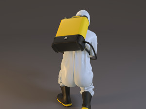 biohazard suit female acc 2130 006 Model 3D
