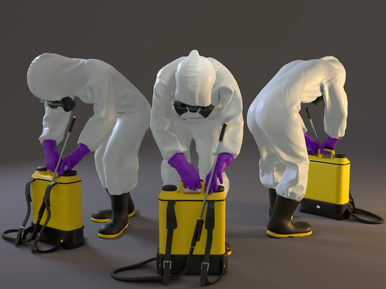 biohazard suit female acc 2130 007 3D Model .c4d .max .obj .3ds .fbx .stl .blend 