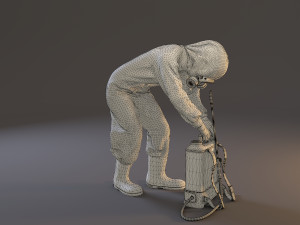 biohazard suit female acc 2130 007 Model 3D