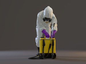 biohazard suit female acc 2130 007 Model 3D