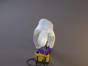biohazard suit female acc 2130 007 Model 3D