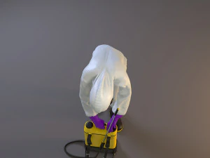 biohazard suit female acc 2130 007 3D Model