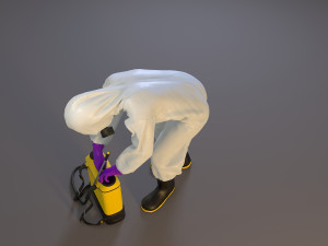 biohazard suit female acc 2130 007 Model 3D