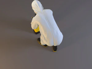 biohazard suit female acc 2130 007 3D Model