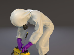 biohazard suit female acc 2130 007 Model 3D