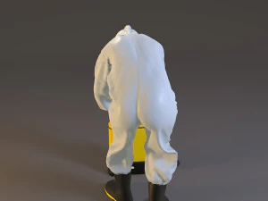 biohazard suit female acc 2130 007 3D Model