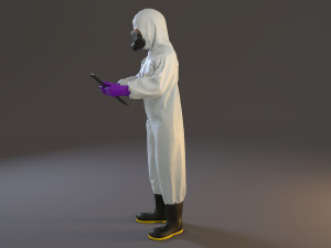 biohazard suit female acc 2130 008 Model 3D