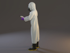 biohazard suit female acc 2130 008 Model 3D