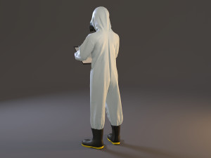 biohazard suit female acc 2130 008 Model 3D