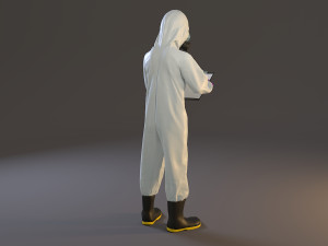 biohazard suit female acc 2130 008 Model 3D