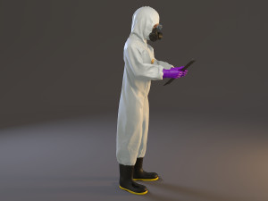 biohazard suit female acc 2130 008 Model 3D