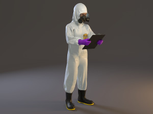 biohazard suit female acc 2130 008 Model 3D