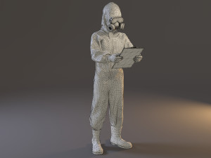 biohazard suit female acc 2130 008 Model 3D