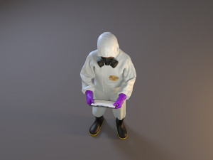 biohazard suit female acc 2130 008 Model 3D