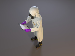 biohazard suit female acc 2130 008 Model 3D