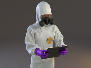biohazard suit female acc 2130 008 Model 3D