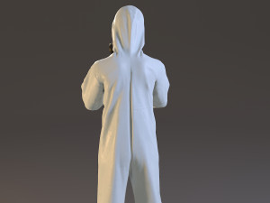 biohazard suit female acc 2130 008 Model 3D