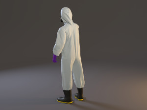 biohazard suit female acc 2130 009 3D Model