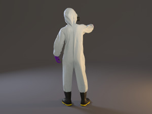 biohazard suit female acc 2130 009 3D Model