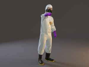 biohazard suit female acc 2130 009 3D Model