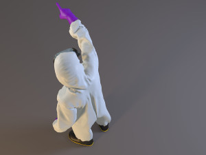 biohazard suit female acc 2130 009 3D Model