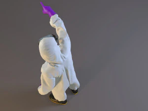 biohazard suit female acc 2130 009 3D Model