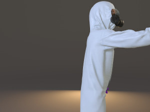 biohazard suit female acc 2130 009 3D Model