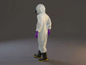 biohazard suit male acc 2130 001 3D Model