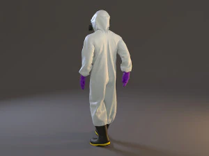 biohazard suit male acc 2130 001 3D Model