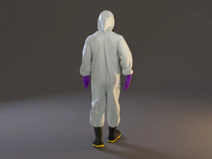 biohazard suit male acc 2130 001 3D Model
