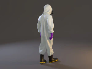 biohazard suit male acc 2130 001 3D Model