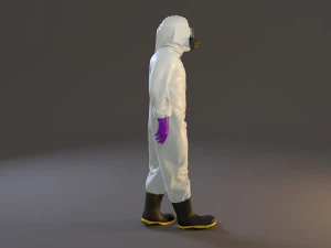 biohazard suit male acc 2130 001 3D Model