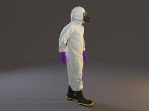 biohazard suit male acc 2130 001 Model 3D