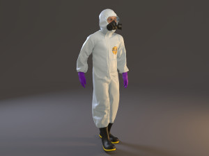 biohazard suit male acc 2130 001 Model 3D