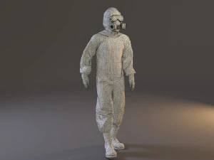 biohazard suit male acc 2130 001 3D Model