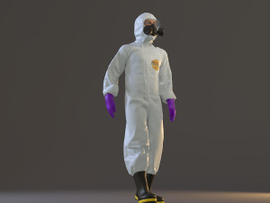 biohazard suit male acc 2130 001 Model 3D