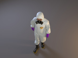 biohazard suit male acc 2130 001 Model 3D