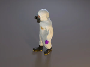 biohazard suit male acc 2130 001 3D Model
